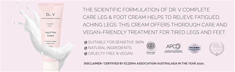 Dr V Leg & Foot cream 100g : Amazon.in: Health & Personal Care