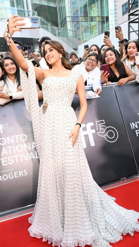Janhvi Kapoor Wows At TIFF 2025 In Custom Miu Miu Saree-Inspired Gown ...