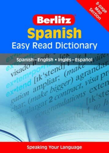 Buy Spanish Berlitz Easy Read Dictionary Book Online at Low Prices in ...