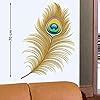 Decals Design 'Oh Dreamy Peacock Feather' Wall Sticker (PVC Vinyl, 50 ...