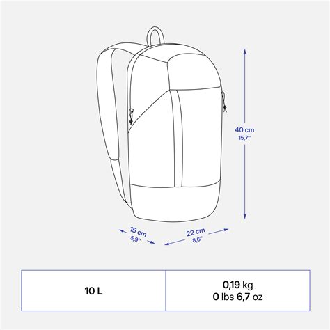 Arpenaz 100 10L hiking backpack - Green