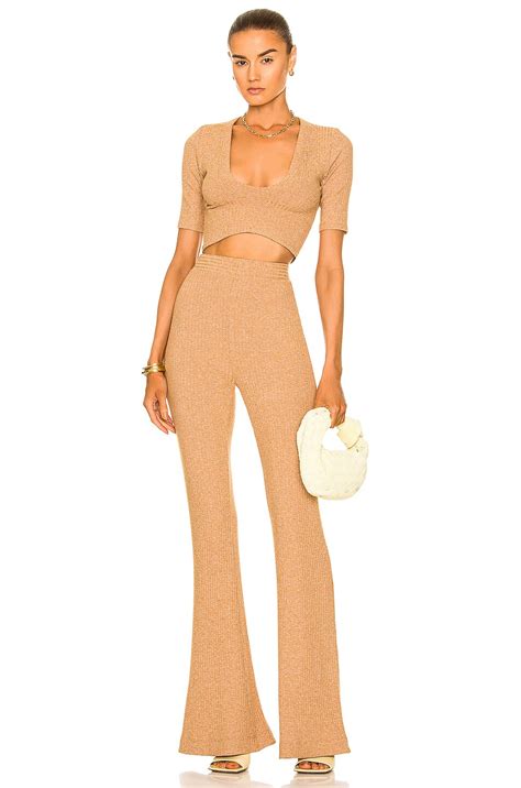 ALIX NYC Peare Crop Top in Dune | FWRD
