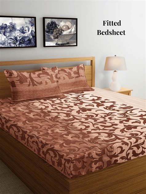 Super Soft King Size Fitted Double Bedsheet by ARRABI – ARRABI.IN