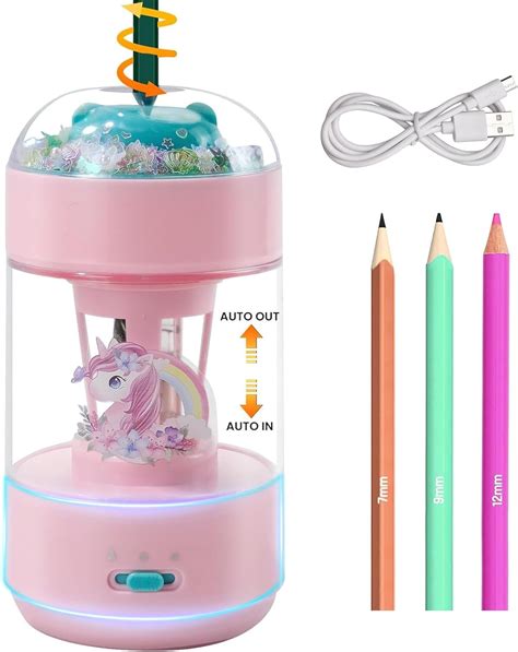 Amazon.com : ZQS Electric Pencil Sharpener(6-11mm), Fully Automatic ...