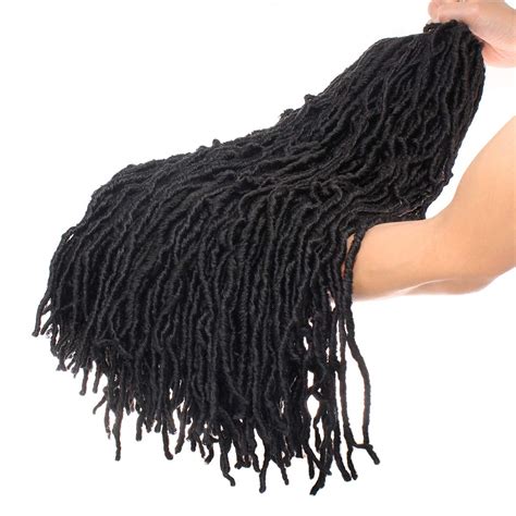 Buy ZRQ 2 Packs 24 Inch Faux Locs Crochet Hair ,Pre-looped Extended ...