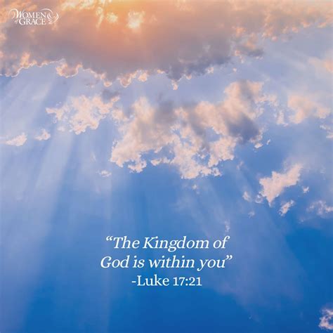 The Kingdom of God is within you — Women of GraceWomen of Grace - kingdom of god is within you