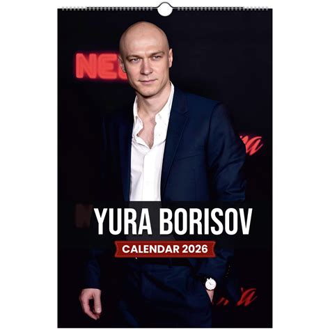 Yura Borisov 2026 Wall Calendar – Stunning Portraits & Exclusive Fan A ...