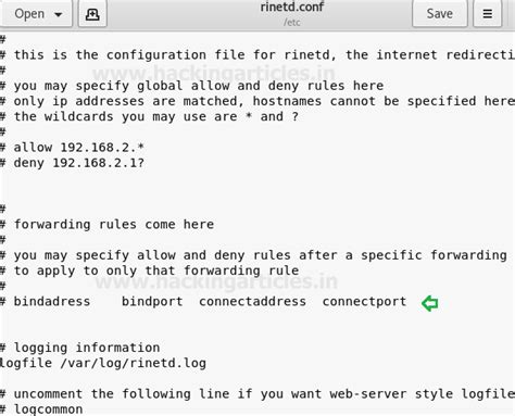 Comprehensive Guide to Port Redirection using Rinetd - Hacking Articles