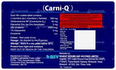 Carni Q Tablet | Order CARNI Q Tablet 10 Online at Truemeds