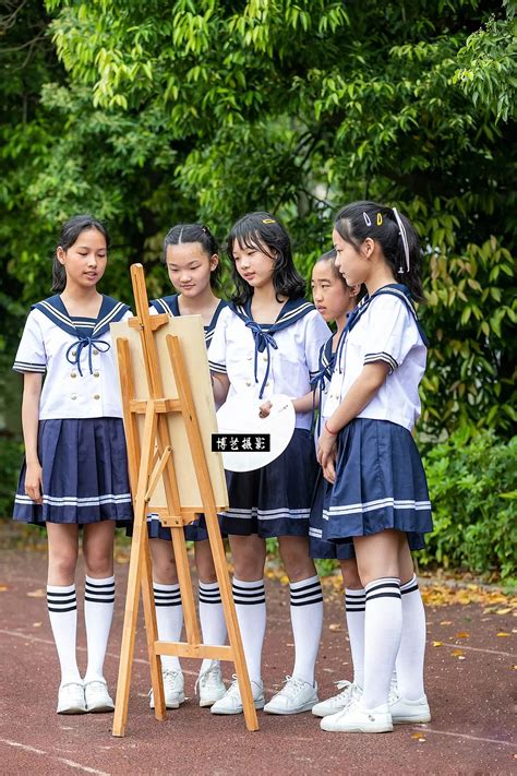 夏季毕业照中学生校服套装白色班服高中初中学院风短袖jk裙子-阿里巴巴