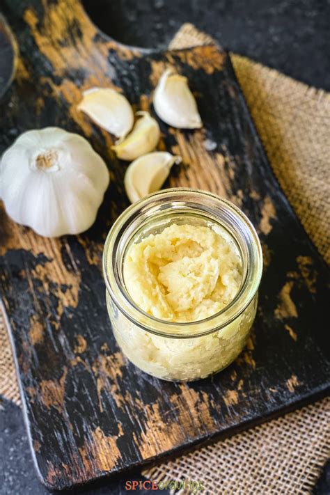 Garlic Paste (How to Make, Store & Use) | Spice Cravings