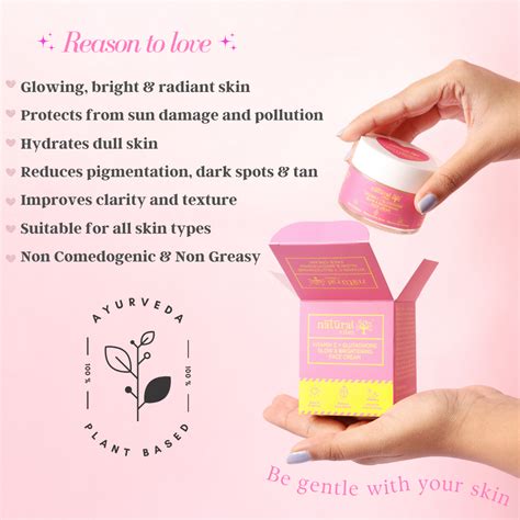 Natural Vibes Vitamin C + Glutathione Glow & Brightening Face Day & Ni ...