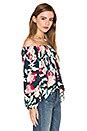 Eight Sixty Off The Shoulder Long Sleeve Top in Navy | REVOLVE