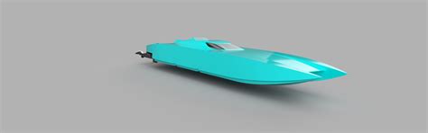 🛥️ cat.one450 very fast RC Boat Catamaran 80km/h・ 3D File for 3D ...