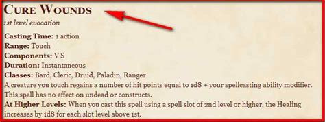 Cure Wounds Vs. Healing Word: Comparing D&D Healing Spells