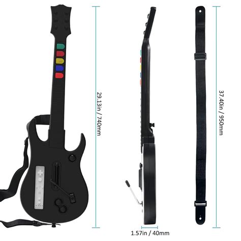 Buy DOYO Guitar Hero Wii for Guitar Hero Guitars, Wireless Wii Guitar ...