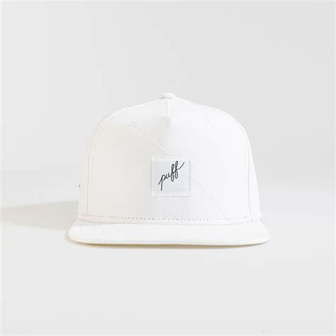 Buy Puff Suede White Snapback Cap Online – Urban Monkey®