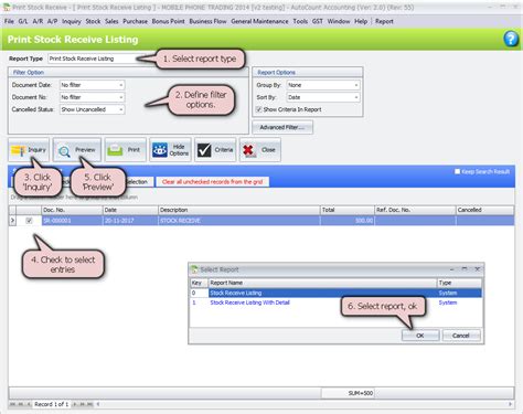 Image result for Autocount Stock Group Tutorial