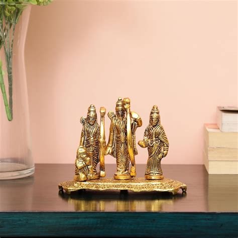 Buy PURESTORY Lord Ram Darbar with Sita Laxman and Hanuman Ji Metal ...