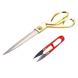 Stealodeal Tailoring Sewing Kit, Stainless Steel 9.5 Inch Scissor with ...