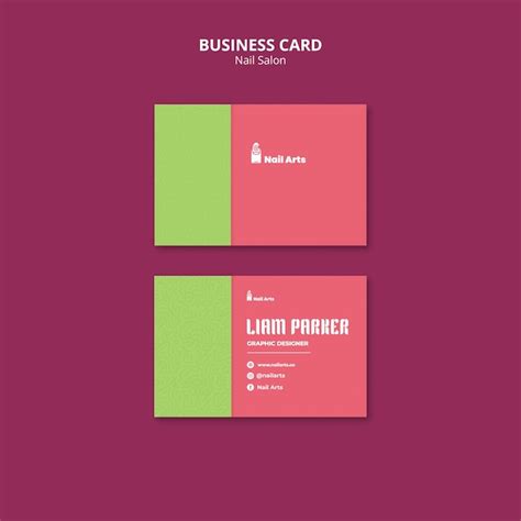 Nail Salon Business Cards 的图像结果