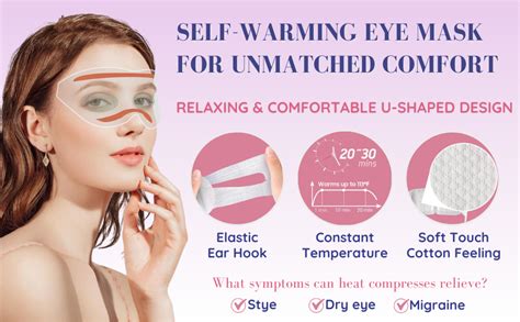 Unwynnd Steam Eye Mask, Eye Mask For Dark Circles & Dry Eyes Relief ...