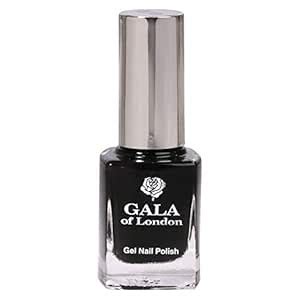 Buy Gala of London Gel Nail Polish, Black, 9ml Online at Low Prices in ...