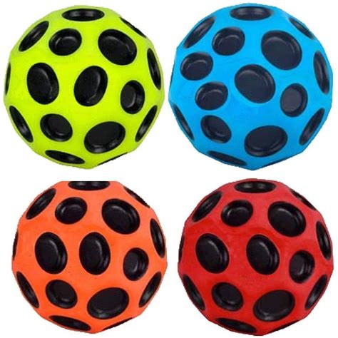 Sri Sai Tradelink Super Bouncing Moon Crater Texture Ball - Set of 1, 2 ...