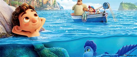 Sea Monster 'LUCA' - Disney X Pixar Animated Movie 4K wallpaper download