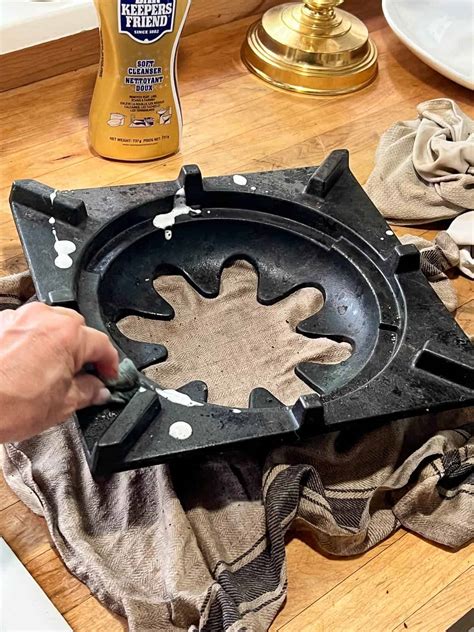 How to Clean Cast Iron Stove Grates & Bring Them Back to Black