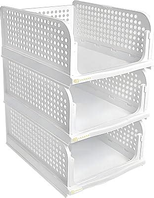 JIALTO 3 Pieces Clothes Organiser for Wardrobe Cupboard Organizer for ...
