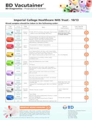 Fillable Online pathology imperial nhs * Clinical and Laboratory ...