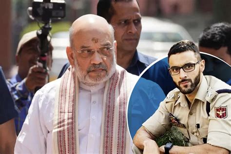 HM Amit Shah Visits Martyred DySP Humayun Bhat’s Home in Srinagar THE ...