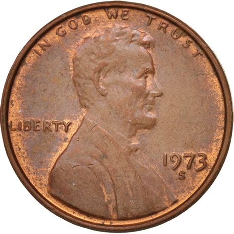 One Cent 1973 Lincoln Memorial, Coin from United States - Online Coin Club