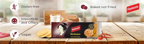 Fantastic Rice Crackers Barbeque Flavoured 100g | Oven-Baked | Low ...