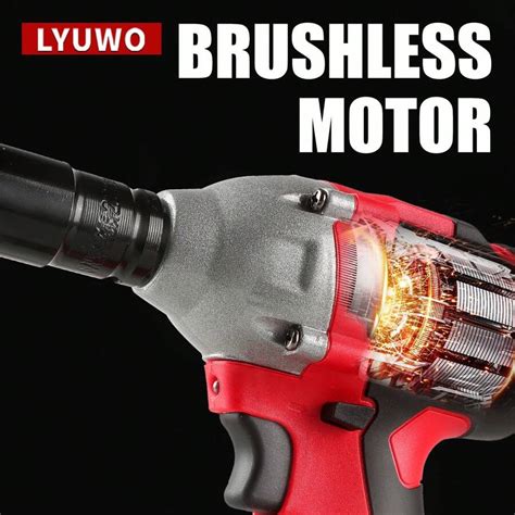 LYUWO LYUWO 20V 420N. M Chave de Impacto Elétrica de Alto Torque ...