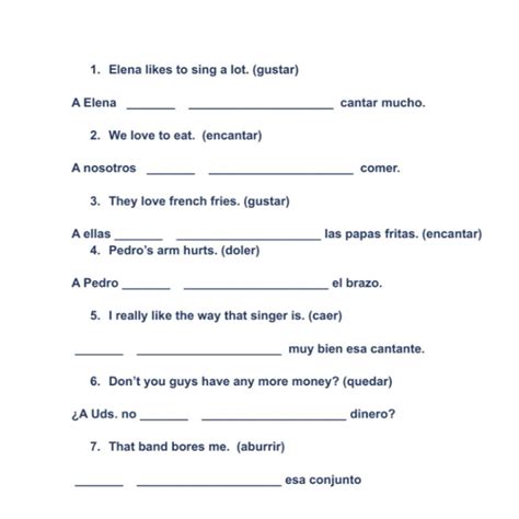 Spanish Espanol Verb Conjugation Ser Estar Hablar Gustar Tener AR, ER ...