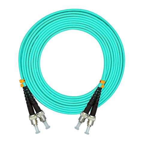 Jeirdus 20Meters 65ft ST to ST Duplex 50/125 10G OM3 Multi-Mode Fiber ...