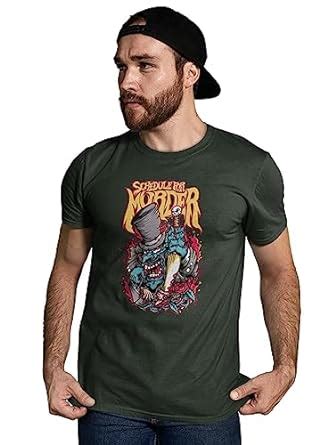 Buy Pooja outlets Schedule Murderer Green Round Neck Cotton Half ...