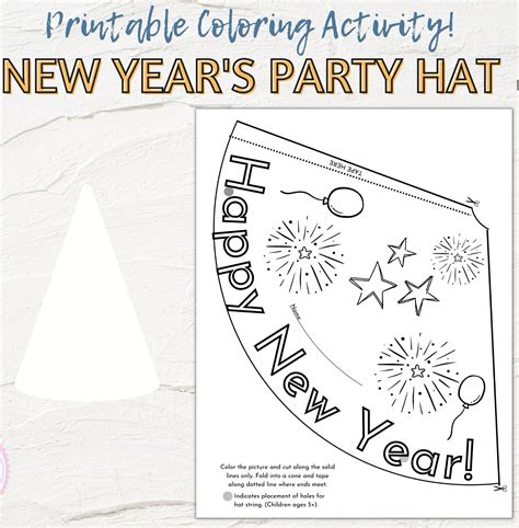 New Years Eve Hat Printable | Gerald Printable