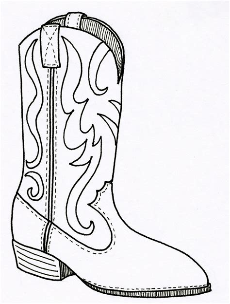Clip art of Cowboy Boot free image download