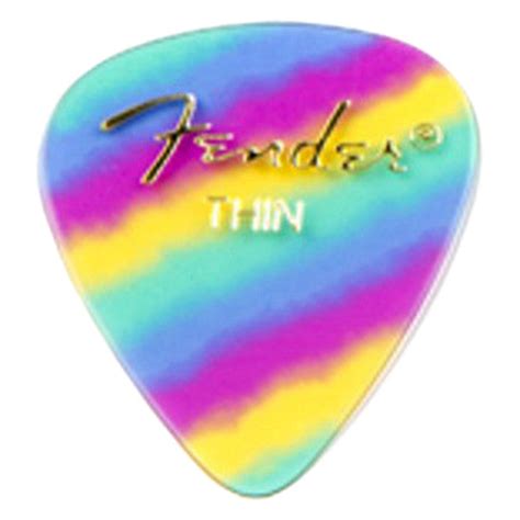 Fender 351 Shape Premium Thin Pick Set - Rainbow – BAJAAO.COM