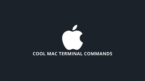 Image result for Mac Terminal Commands List