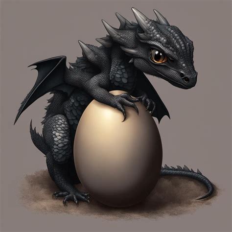 Baby Black Dragon Dreamup Creation by CrazyGamerDragon64 on DeviantArt