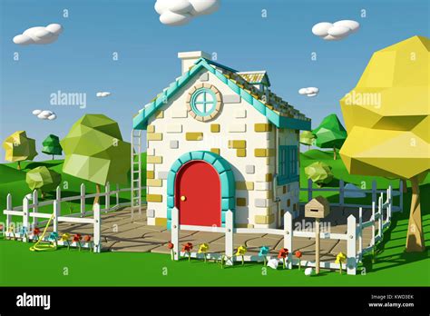 Python Animate 3D House 的图像结果