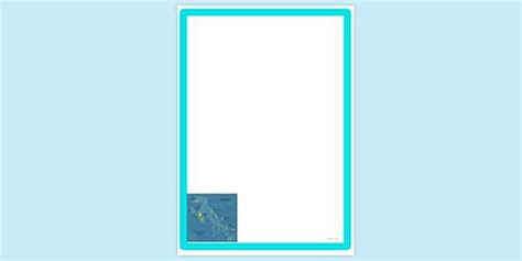 Map of Bahamas Page Border | Page Borders | Twinkl - Twinkl