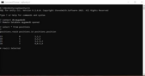 Unity Get Data From SQL 的图像结果