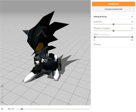 Import Mixamo 的图像结果
