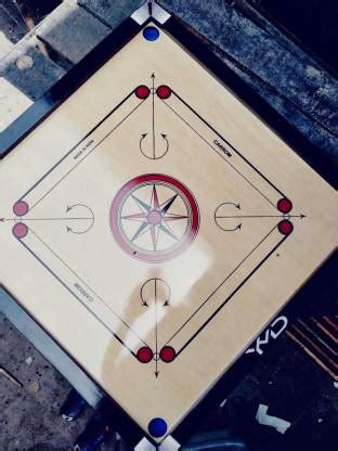 DTD [32inch] Premium Quality Smooth & Shiny Glossy Large Carrom Board ...