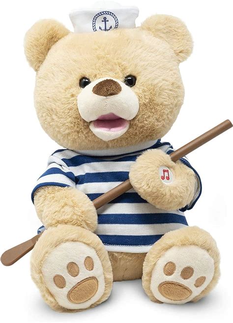 Buy Cuddle Barn Row Row Bailey Bear - Animated Musical Nautical Sailor ...
